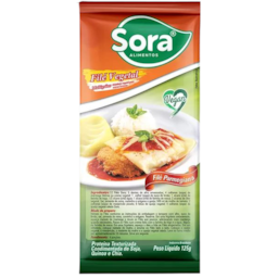 Proteína De Soja Filé De Carne Branca Parmegiana 125g - Sora Proteína De Soja Filé De Carne Branca Parmegiana 125g - Sora