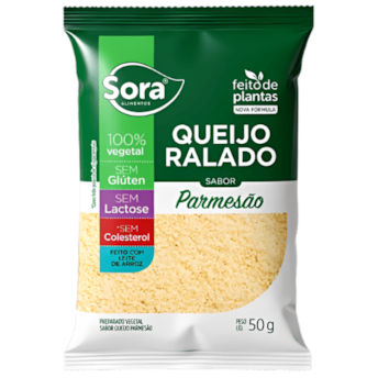 Queijo Ralado Vegetal Sabor Parmesão 50g - Sora