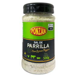Sal De Parrilla Com Lemon Pepper Ponzan 500g Sal De Parrilla Com Lemon Pepper Ponzan 500g