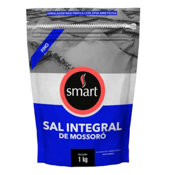Sal Integral De Mossoró Fino Smart 1Kg Sal Integral De Mossoró Fino Smart 1Kg