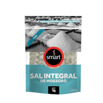 Sal Integral De Mossoró Fino Smart 1Kg