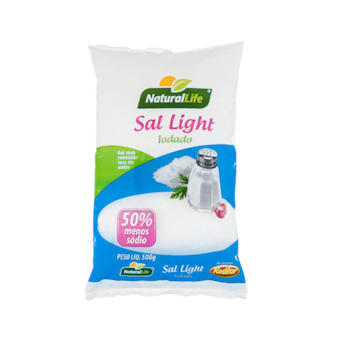 Sal Light Iodado NaturalLife 500g