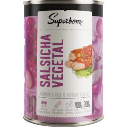 Salsicha Vegetal Superbom 400g