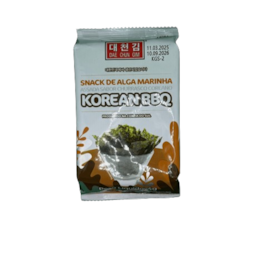 Snack De Alga Marinha Assada Sabor Bbq Coreano 04gr