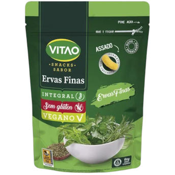 Snack Integral Sabor Ervas Finas 40g - Vitao