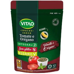 Snack Integral Sabor Tomate e Orégano 40g - Vitao