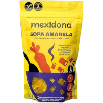 Sopa Amarela Mexidona Batata/Cenoura/Tomate Veg 130g Sopa Amarela Mexidona Batata/Cenoura/Tomate Veg 130g