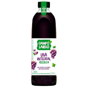 Suco de Uva Tinto Integral Campo Largo 1,35L Suco de Uva Tinto Integral Campo Largo 1,35L