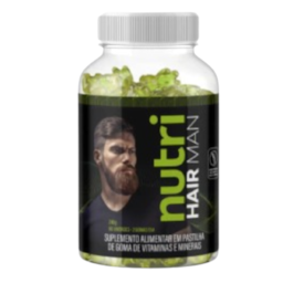 Suplemento Nutri Hair Man Nutrihealth 240g Suplemento Nutri Hair Man Nutrihealth 240g