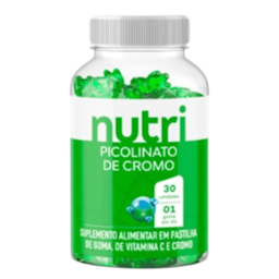 Suplemento Nutri Picolinato De Cromo 30un  Nutrihealth Suplemento Nutri Picolinato De Cromo 30un  Nutrihealth
