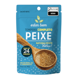 Tempero Completo Peixe Sache Estar Bem 80g