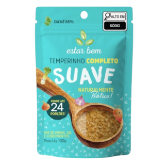 Tempero Completo Suave Sache Estar Bem 80g