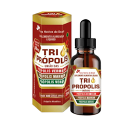 Tri Própolis Gotas (Vermelha, Verde e Marrom) 20ml Flora Nativa do Brasil
