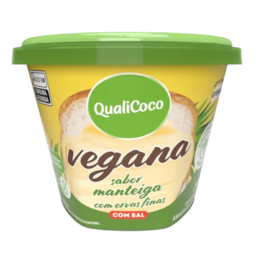 Vegana Sabor Manteiga Com Ervas Finas Qualicoco 200g