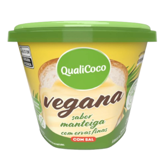 Vegana Sabor Manteiga Com Ervas Finas Qualicoco 200g
