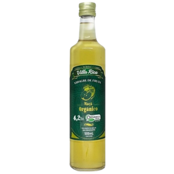 Vinagre de Maçã Orgânico Villa Rica 500ml