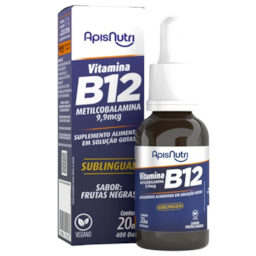 Vitamina B12 Frutas Negras Apisnutri Gotas 20ml