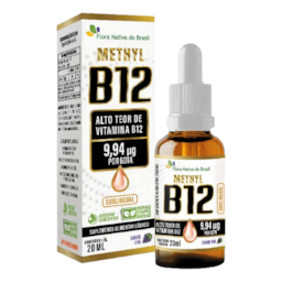 Vitamina B12 Metilcobalamina Sabor Uva Flora Nativa do Brasil 20ml