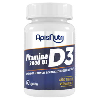Vitamina D3 280mg ApisNutri 60 Cápsulas