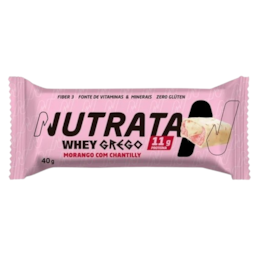 Whey Grego Bar Morango Com Chantilly Nutrata 40g