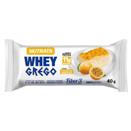 Whey Grego Bar Mousse De Maracujá Nutrata 40g