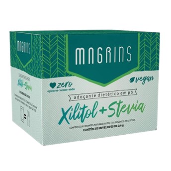 Xilitol + Stevia 30g - Magrins